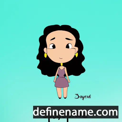 cartoon of the name Sophiane