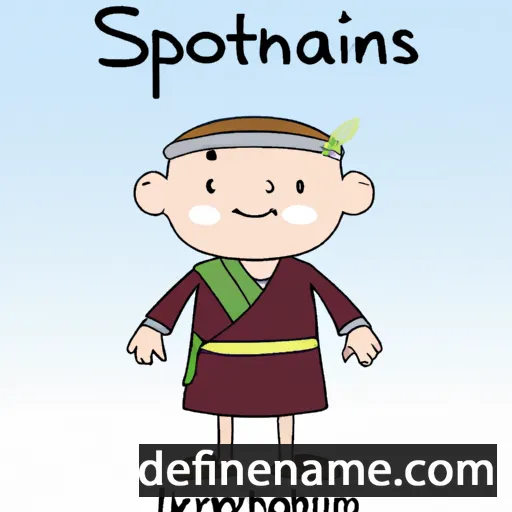 cartoon of the name Sophianus