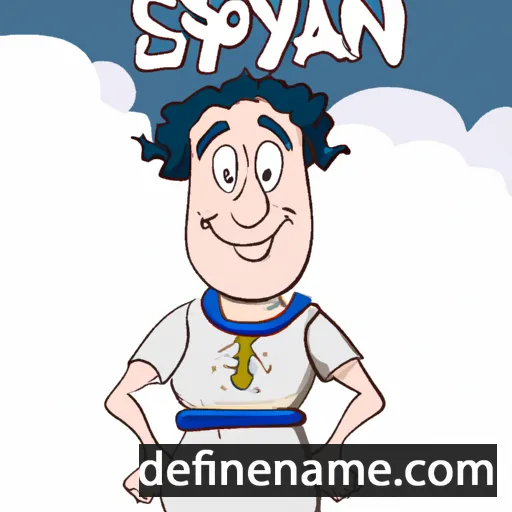 cartoon of the name Sopyan