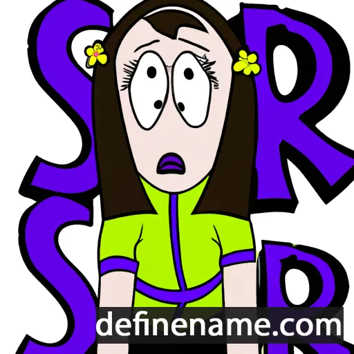 cartoon of the name Sor