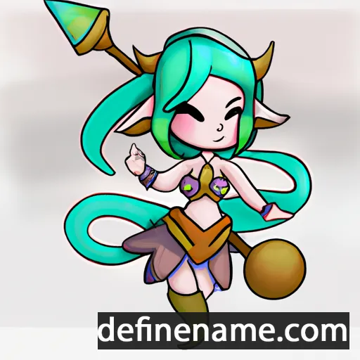 cartoon of the name Soraka