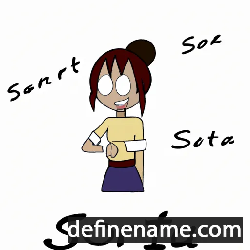 cartoon of the name Sorata