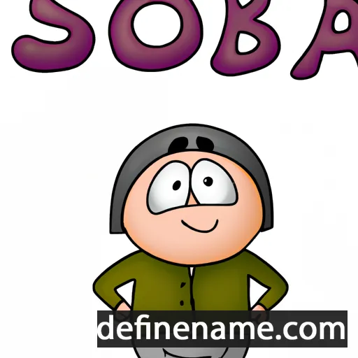 cartoon of the name Sorba