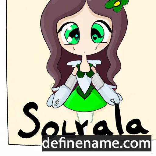 cartoon of the name Sorrelia