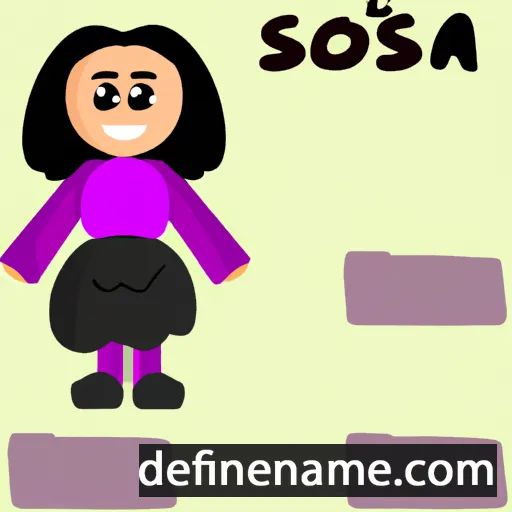 cartoon of the name Sosia