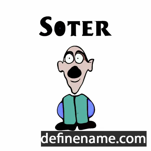 cartoon of the name Soter