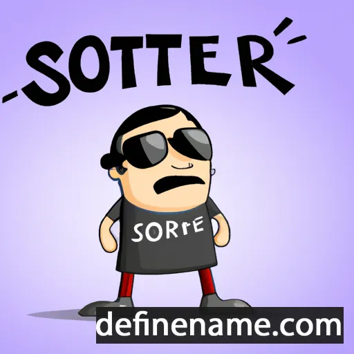 cartoon of the name Sotero