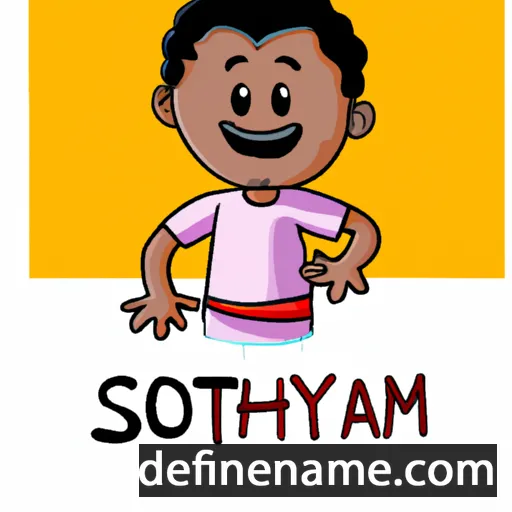 cartoon of the name Sothyam