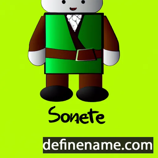 cartoon of the name Sotonte