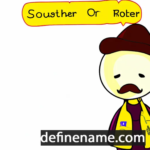 Sou'wester cartoon