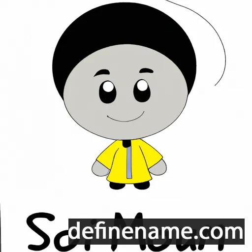 cartoon of the name Soumen