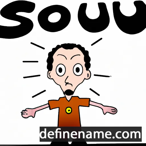 cartoon of the name Sous