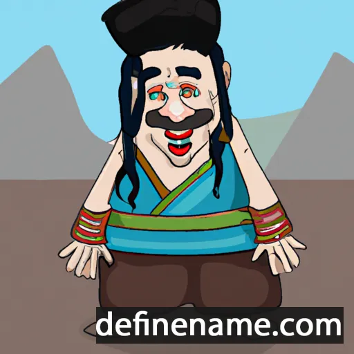 cartoon of the name Soyolmandakh