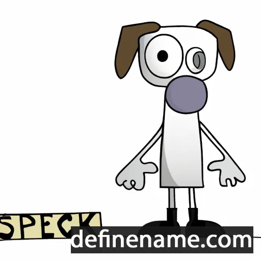 cartoon of the name Speck