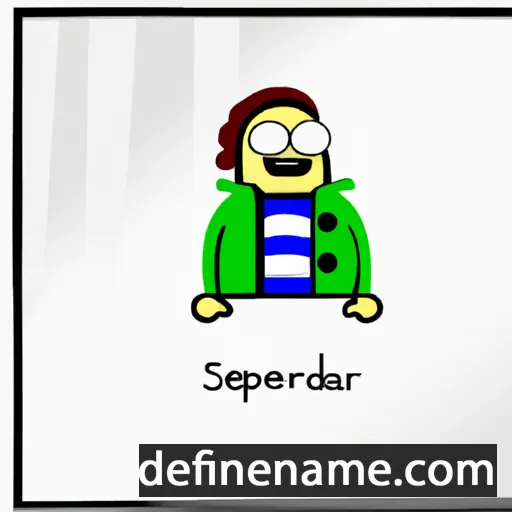 cartoon of the name Sperandio