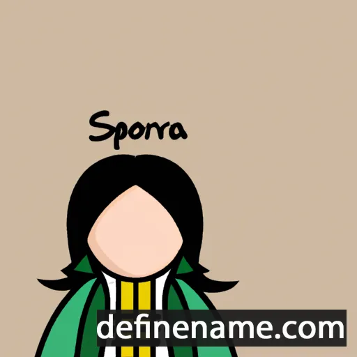 cartoon of the name Speranza