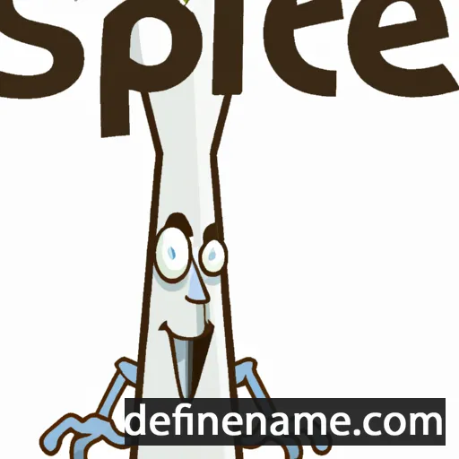 cartoon of the name Spire