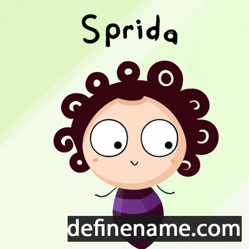 cartoon of the name Spiridióna