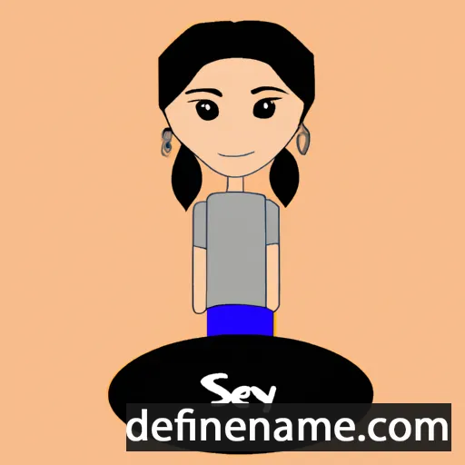 cartoon of the name Srey