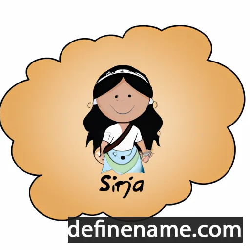 Srija cartoon