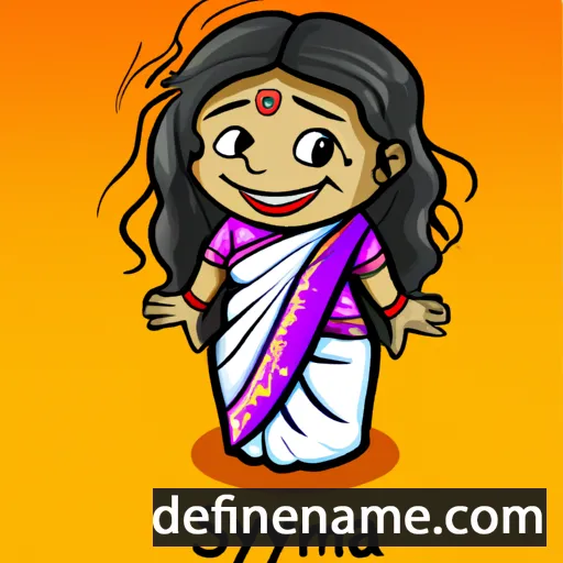 cartoon of the name Srimayi