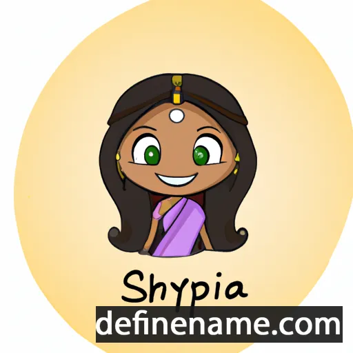 cartoon of the name Sripriya