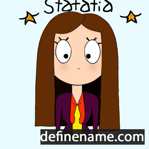 cartoon of the name Staasia