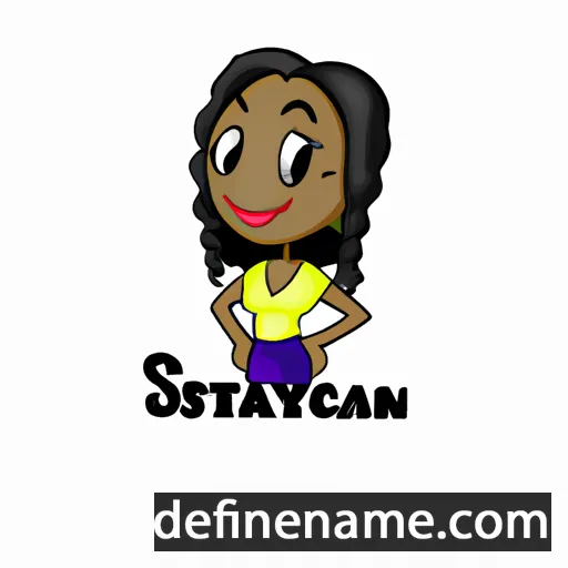 cartoon of the name Stacyann