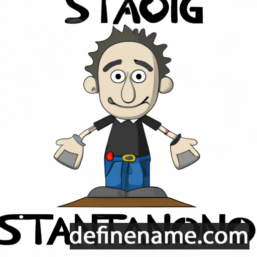 cartoon of the name Stanojko