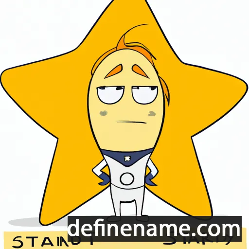 cartoon of the name Starchard