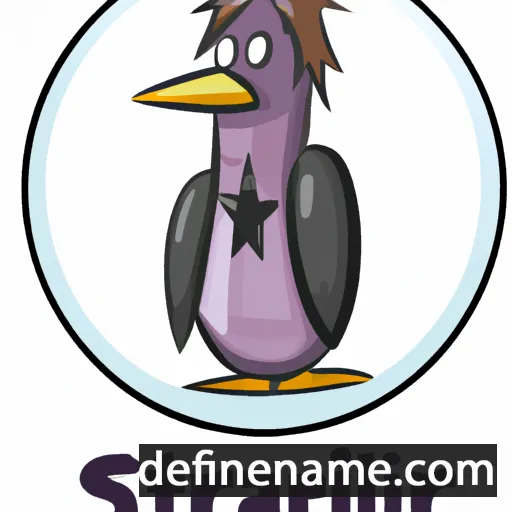 cartoon of the name Starling