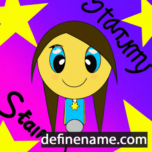 cartoon of the name Starlynn