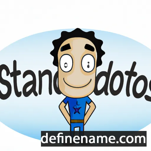 cartoon of the name Stasandros