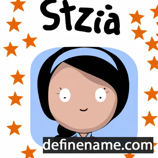 Stazia cartoon