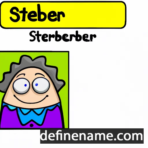 cartoon of the name Steinbjörg