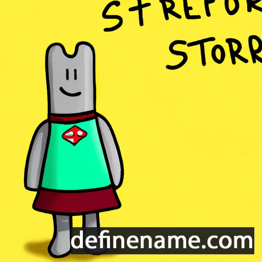 Steinbjørg cartoon