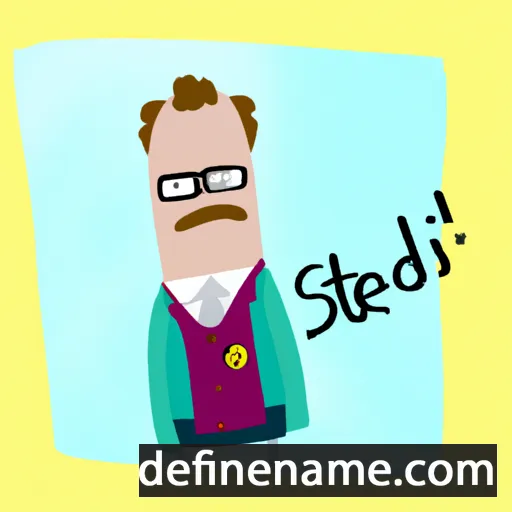 Steindís cartoon