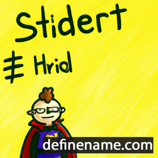 Steinhildr cartoon