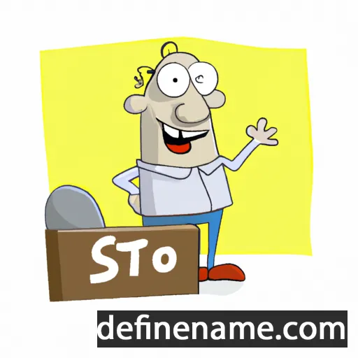 cartoon of the name Steino