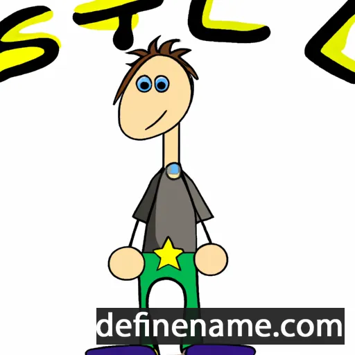 Stel cartoon