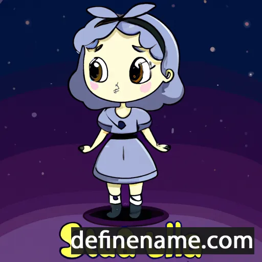 cartoon of the name Stellaluna