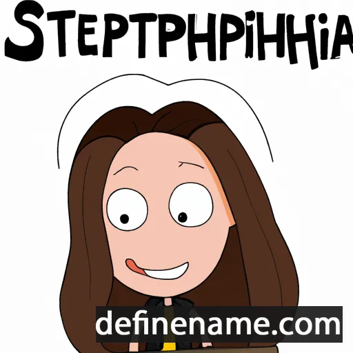 cartoon of the name Stephanina