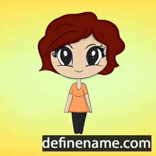 cartoon of the name Stephannie