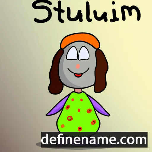 cartoon of the name Šulamit