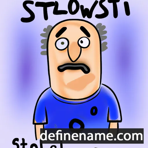 cartoon of the name Stoisław