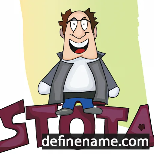 cartoon of the name Stojna