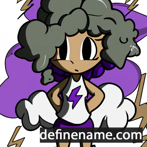 cartoon of the name Stormiyah