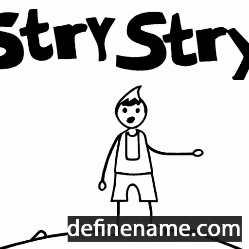 cartoon of the name Story