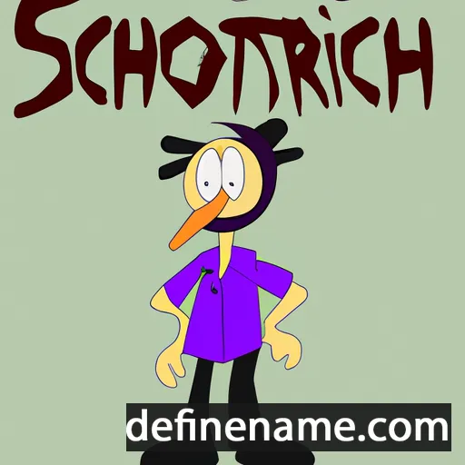 cartoon of the name Strachomir