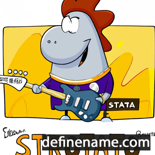 cartoon of the name Strato